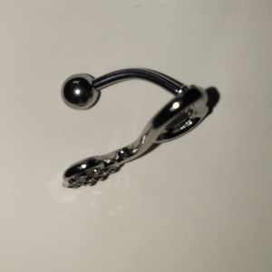 Over the Top beautiful Heart belly ring